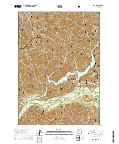 Blue River 2020 topographic map thumbnail