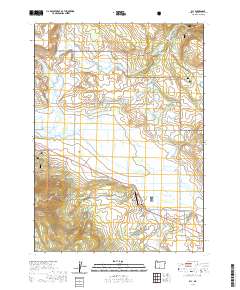 Bly 2020 topographic map thumbnail