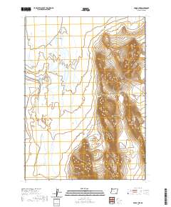 Borax Lake 2020 topographic map thumbnail