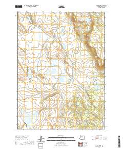 Brady Butte 2020 topographic map thumbnail