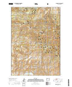 Brannan Gulch 2020 topographic map thumbnail