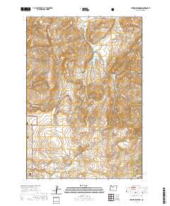 Brewer Reservoir 2020 topographic map thumbnail