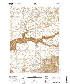 Brewster Reservoir 2020 topographic map thumbnail