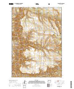 Bridge Creek 2020 topographic map thumbnail