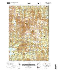 Broken Top 2020 topographic map thumbnail
