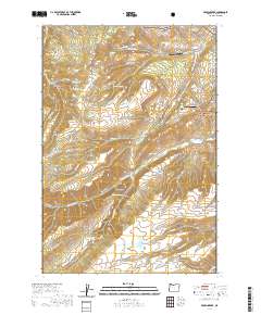 Brown Creek 2020 topographic map thumbnail