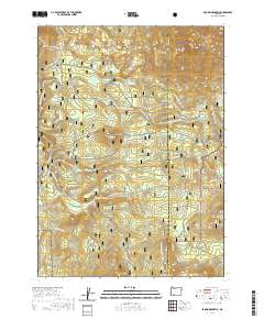 Brown Mountain 2020 topographic map thumbnail