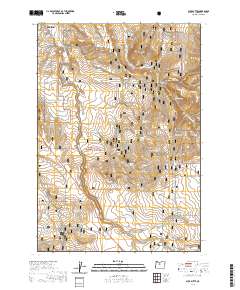 Buck Butte 2020 topographic map thumbnail