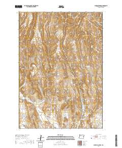 Buckbrush Creek 2020 topographic map thumbnail