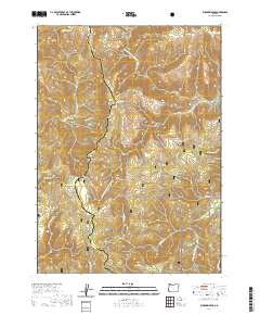 Buckskin Peak 2020 topographic map thumbnail