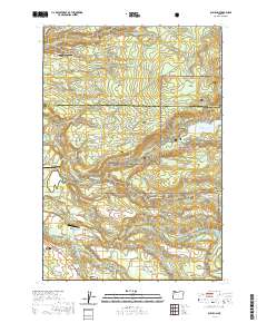 Bull Run 2020 topographic map thumbnail