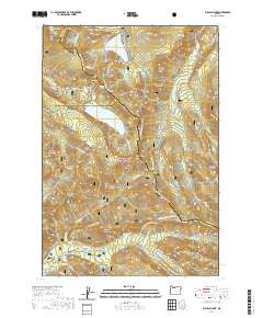 Bull Run Lake 2020 topographic map thumbnail
