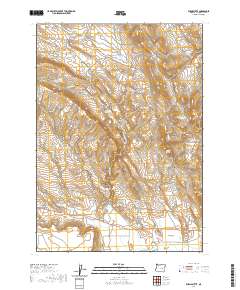 Burns Butte 2020 topographic map thumbnail