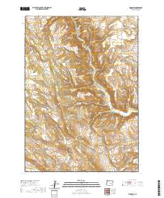 Burns NW 2020 topographic map thumbnail