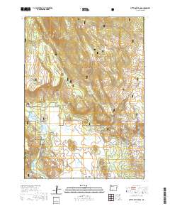 Buttes of the Gods 2020 topographic map thumbnail