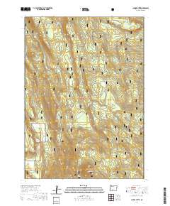 Calimus Butte 2020 topographic map thumbnail