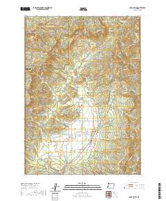 Camas Valley 2020 topographic map thumbnail