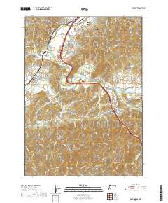 Canyonville 2020 topographic map thumbnail