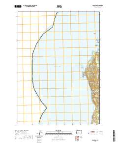 Cape Arago 2020 topographic map thumbnail