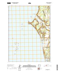 Cape Blanco 2020 topographic map thumbnail