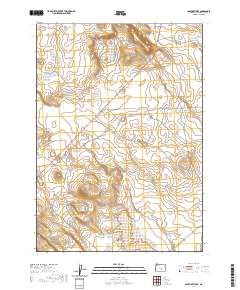 Capehart Lake 2020 topographic map thumbnail