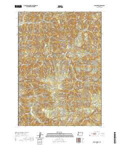 Cedar Creek 2020 topographic map thumbnail