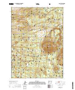 China Hat 2020 topographic map thumbnail
