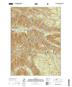 Chucksney Mountain 2020 topographic map thumbnail