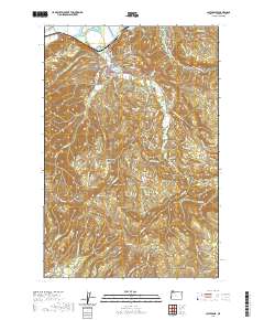 Clatskanie 2020 topographic map thumbnail