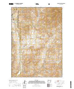 Clevenger Butte 2020 topographic map thumbnail