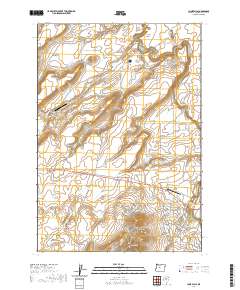 Cline Falls 2020 topographic map thumbnail