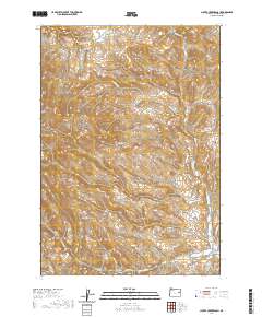 Clover Creek Ranch 2020 topographic map thumbnail