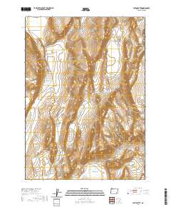 Coffin Butte 2020 topographic map thumbnail