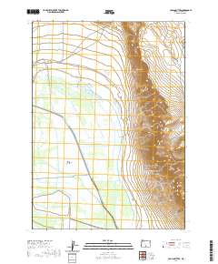 Coglan Buttes 2020 topographic map thumbnail
