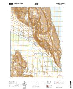 Coglan Buttes SE 2020 topographic map thumbnail