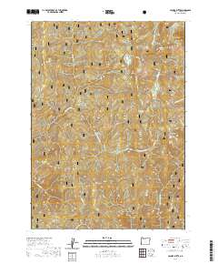 Collier Butte 2020 topographic map thumbnail