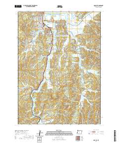 Coos Bay 2020 topographic map thumbnail