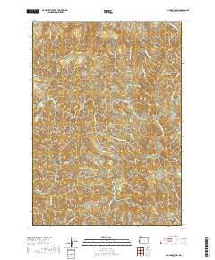 Coos Mountain 2020 topographic map thumbnail