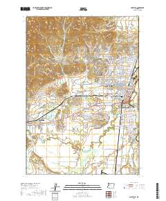 Corvallis 2020 topographic map thumbnail