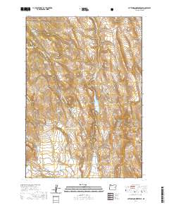Cottonwood Reservoir 2020 topographic map thumbnail