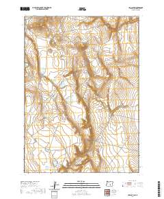 Cox Canyon 2020 topographic map thumbnail