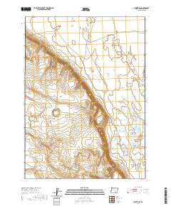 Coyote Gap 2020 topographic map thumbnail