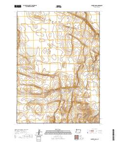 Coyote Gap SE 2020 topographic map thumbnail