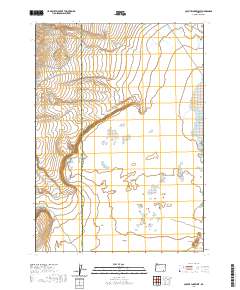 Coyote Lake West 2020 topographic map thumbnail