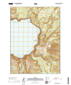Crater Lake East 2020 topographic map thumbnail