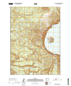 Crater Lake West 2020 topographic map thumbnail