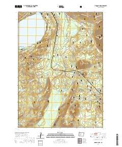 Crescent Lake 2020 topographic map thumbnail