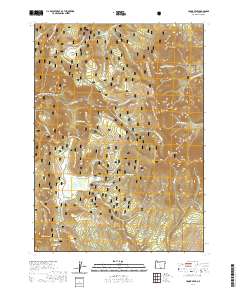 Crook Peak 2020 topographic map thumbnail