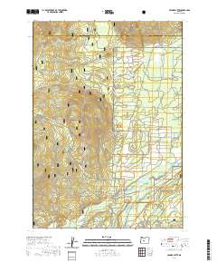 Cryder Butte 2020 topographic map thumbnail