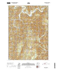 Daniels Creek 2020 topographic map thumbnail